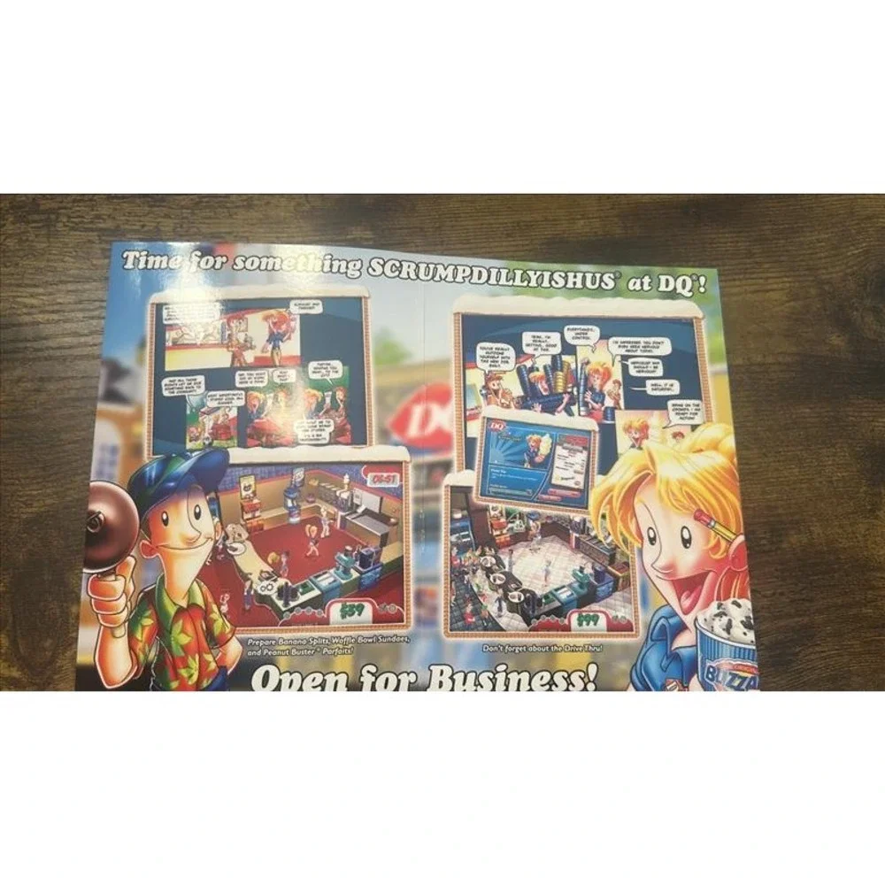 DQ Tycoon Dairy Queen PC Mac CD-ROM Game New Sealed GameMill Entertainment